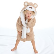 18C831: Infant Kids Novelty Teddy Dressing Gown (2-6 Years)